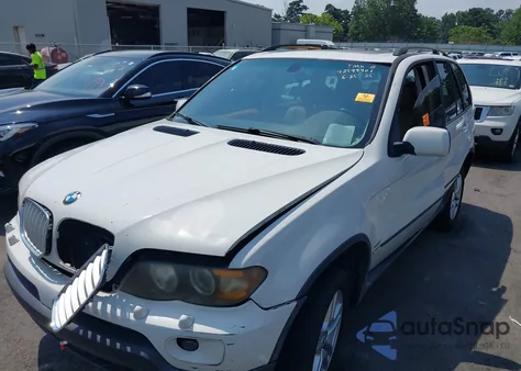 2004 BMW X5 3.0I из США, поврежденный, VIN 5UXFA13514LU39490